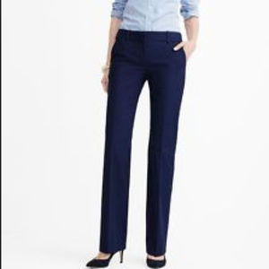 J. Crew City Fit Cotton Navy Dress Pants